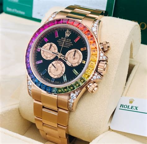 New 116595 RBOW Rolex Cosmograph Daytona.